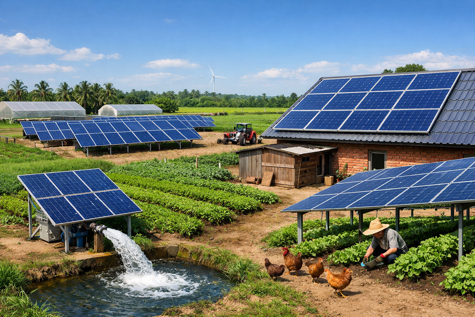 Sustainable Farming With Solar Energy